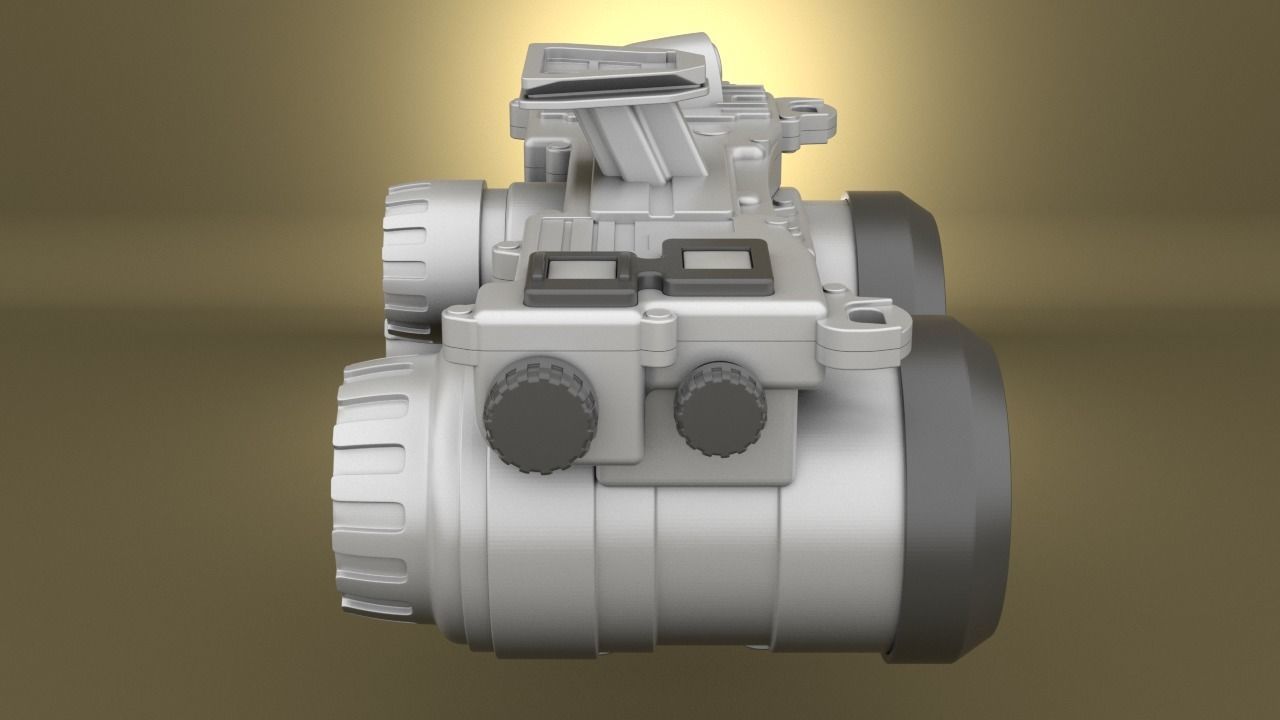 Airsoft PSQ-36 Thermal Fusion Night Vision Goggle Hollow body 3D print model_18