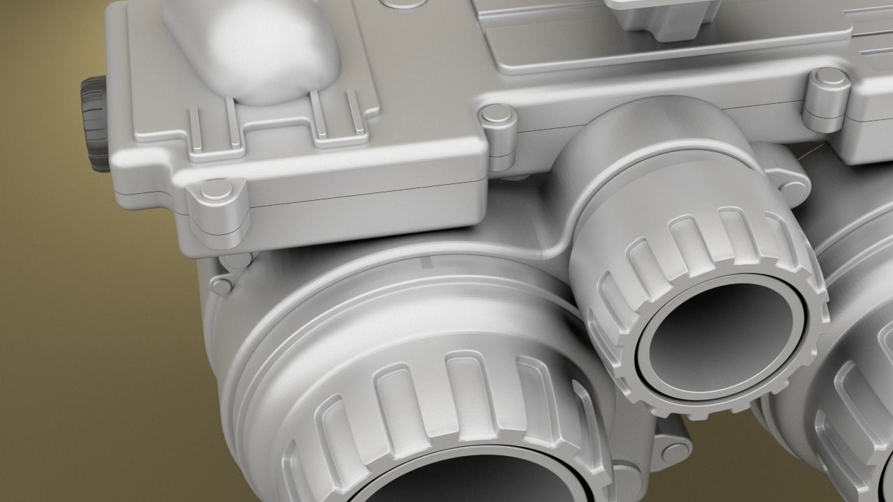 Airsoft PSQ-36 Thermal Fusion Night Vision Goggle Hollow body 3D print model_17