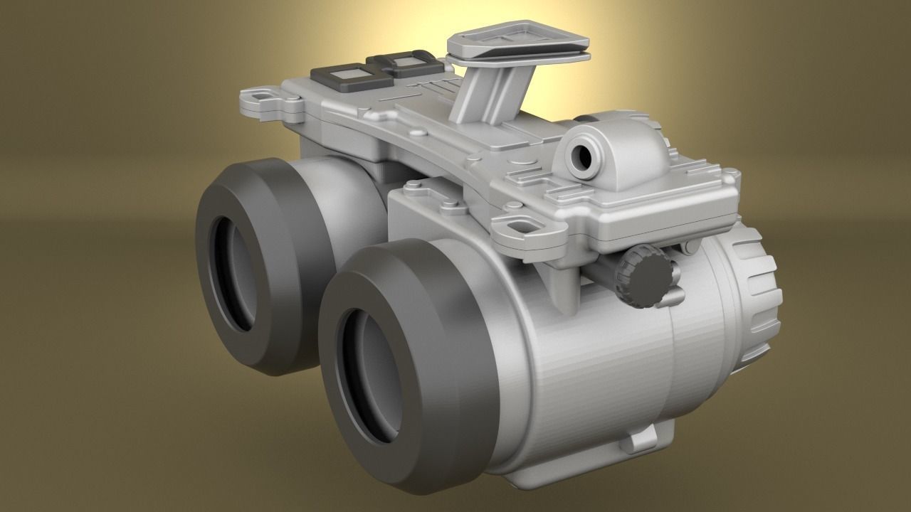 Airsoft PSQ-36 Thermal Fusion Night Vision Goggle Hollow body 3D print model_13