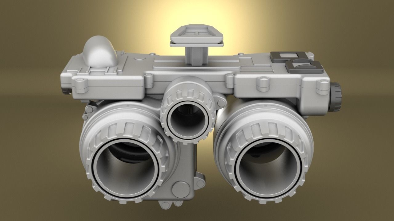 Airsoft PSQ-36 Thermal Fusion Night Vision Goggle Hollow body 3D print model_1