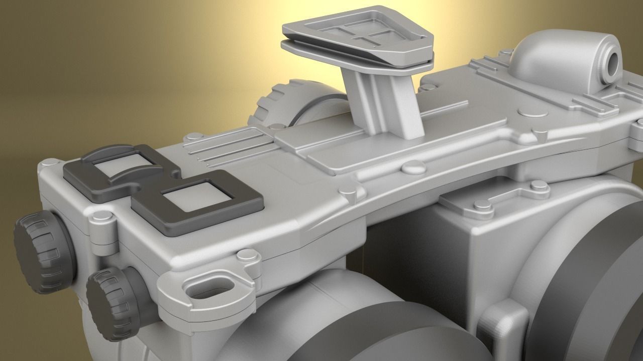 Airsoft PSQ-36 Thermal Fusion Night Vision Goggle Hollow body 3D print model_9