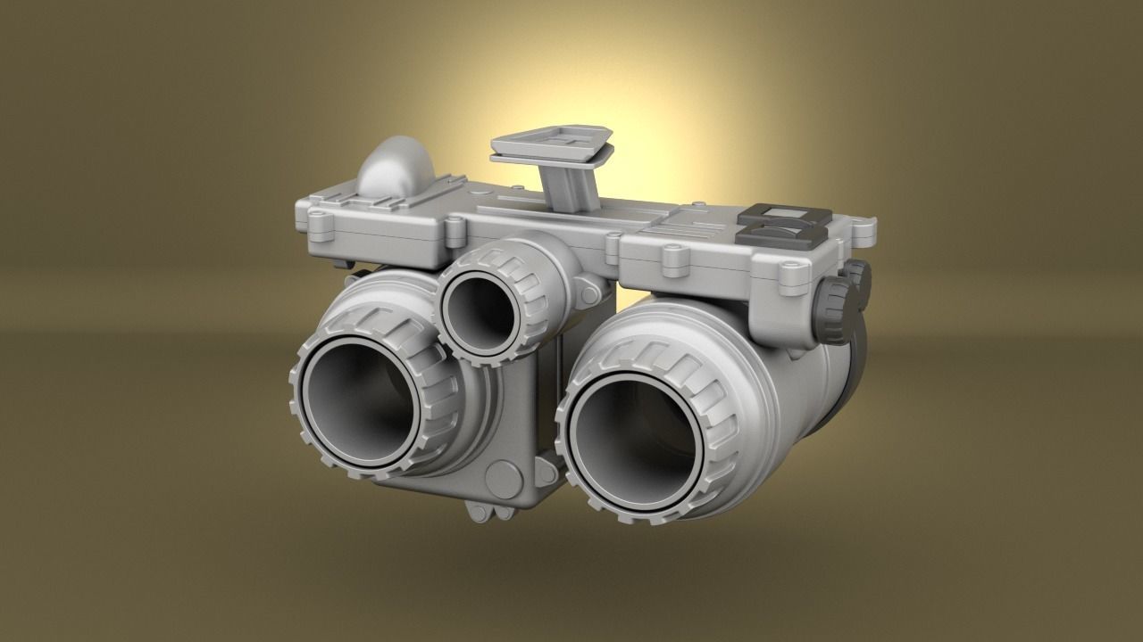 Airsoft PSQ-36 Thermal Fusion Night Vision Goggle Hollow body 3D print model_22