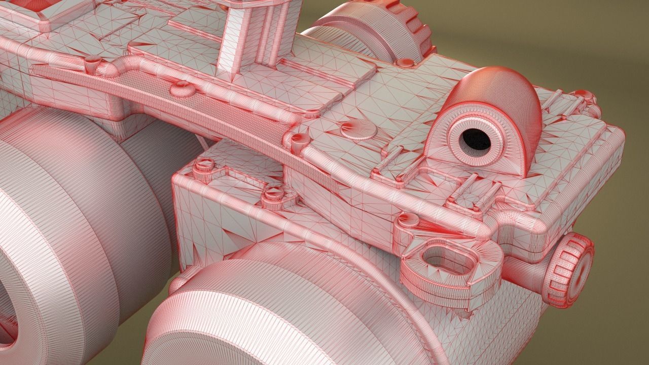 Airsoft PSQ-36 Thermal Fusion Night Vision Goggle Hollow body 3D print model_8