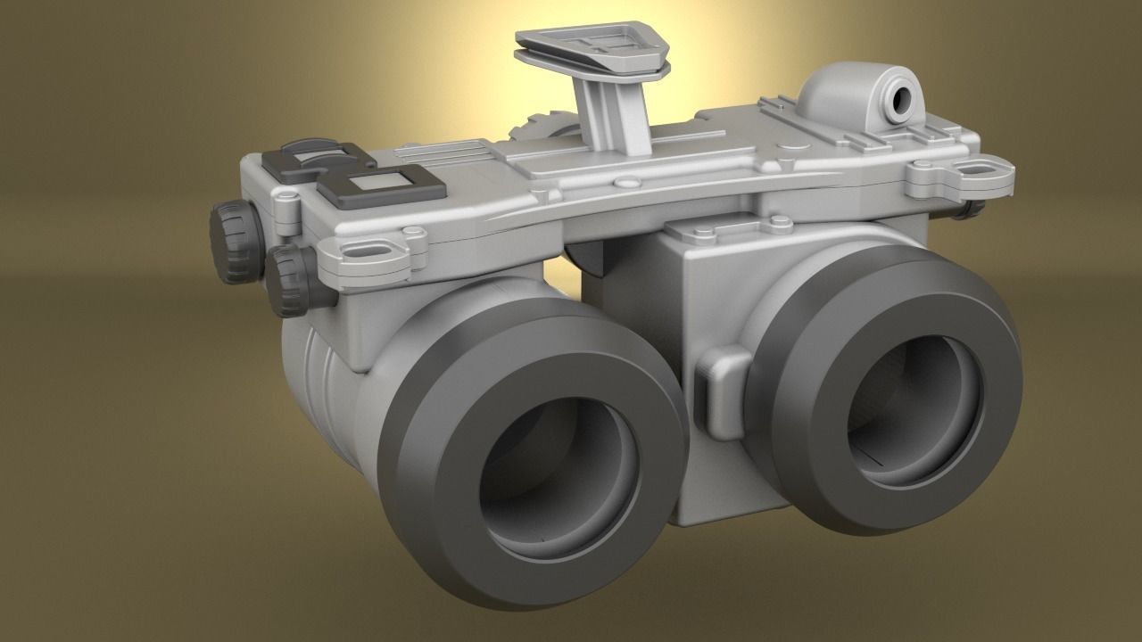 Airsoft PSQ-36 Thermal Fusion Night Vision Goggle Hollow body 3D print model_14