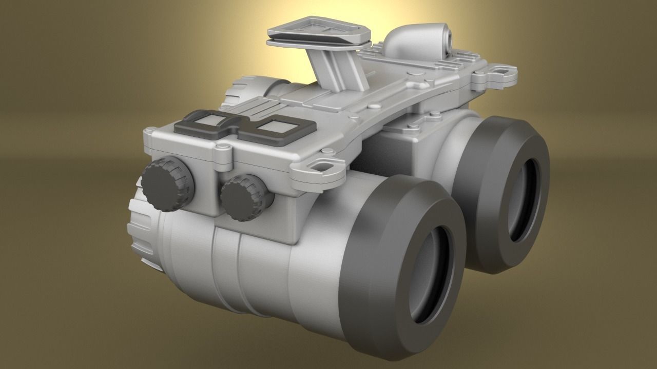 Airsoft PSQ-36 Thermal Fusion Night Vision Goggle Hollow body 3D print model_19