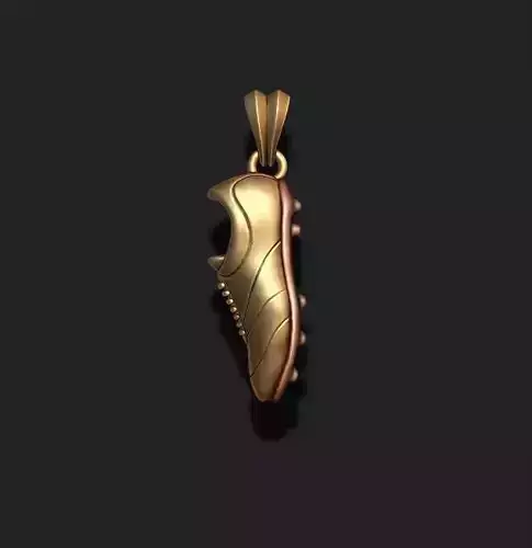 football boots soccer shoes pendant 3D print model