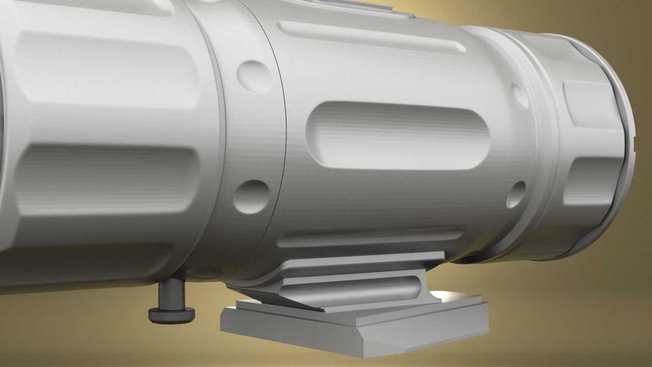 Airsoft Trijicon SkeetIR xMICRO THERMAL MONOCULAR Hollow body 3D print model_7