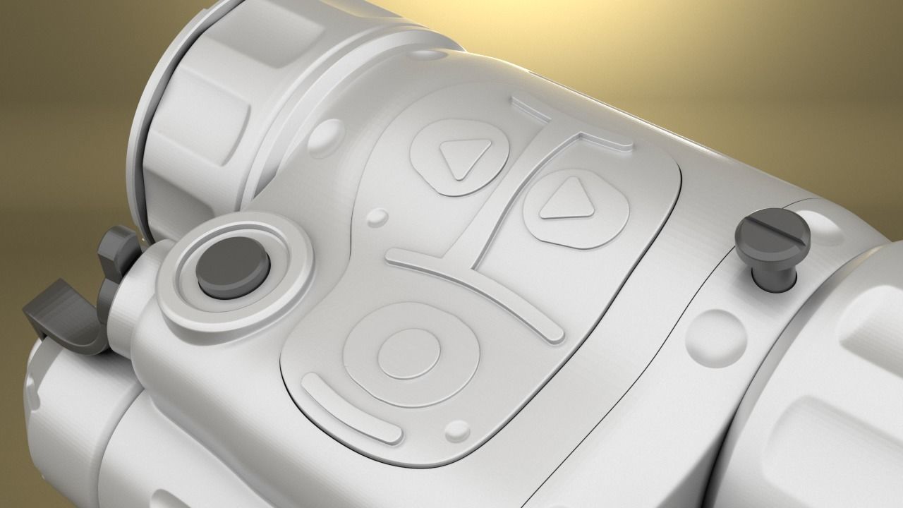 Airsoft Trijicon SkeetIR xMICRO THERMAL MONOCULAR Hollow body 3D print model_4