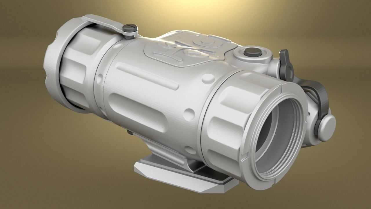 Airsoft Trijicon SkeetIR xMICRO THERMAL MONOCULAR Hollow body 3D print model_18