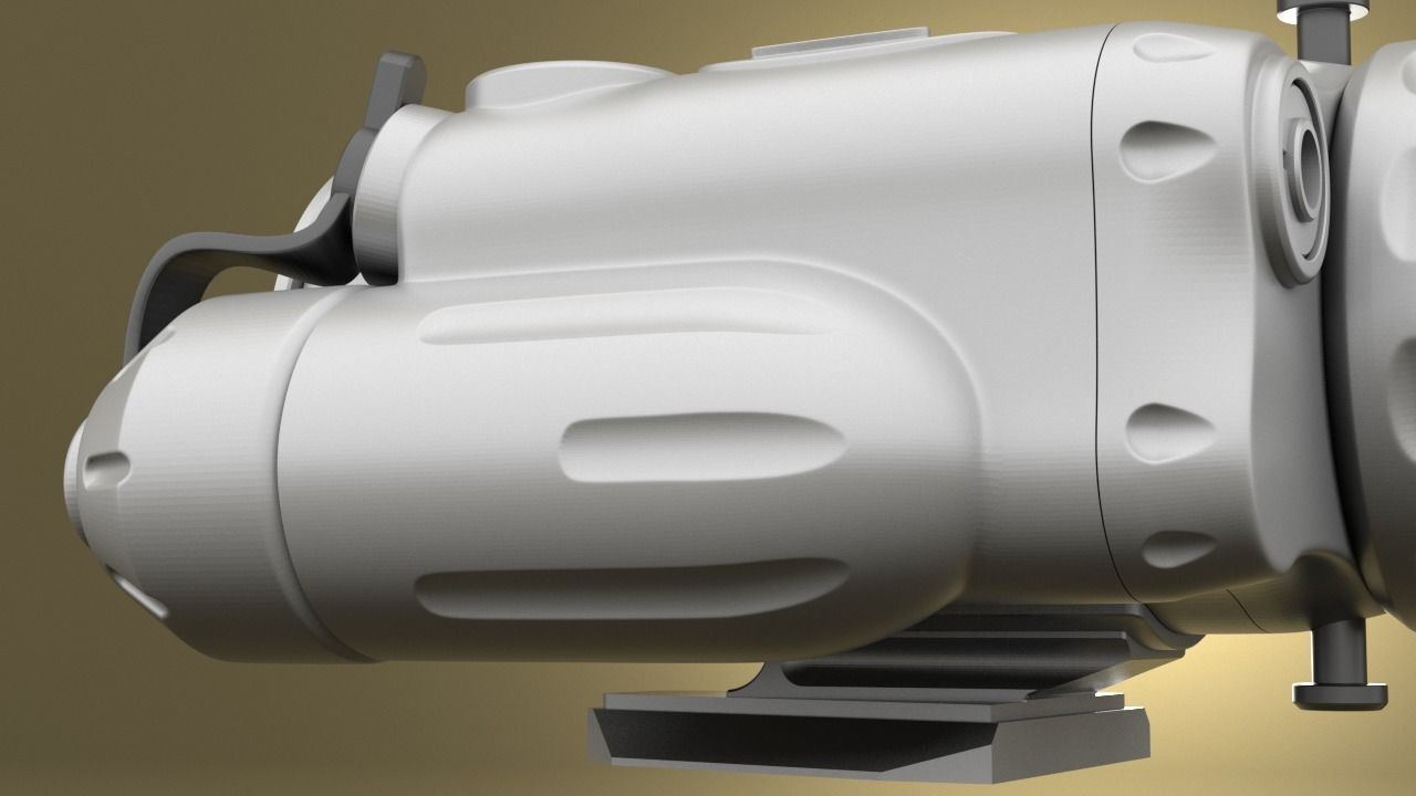 Airsoft Trijicon SkeetIR xMICRO THERMAL MONOCULAR Hollow body 3D print model_13