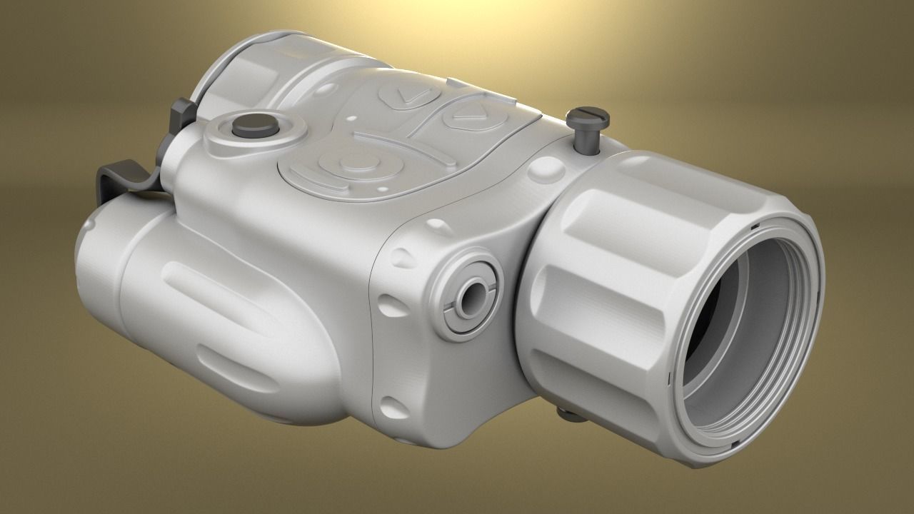 Airsoft Trijicon SkeetIR xMICRO THERMAL MONOCULAR Hollow body 3D print model_14