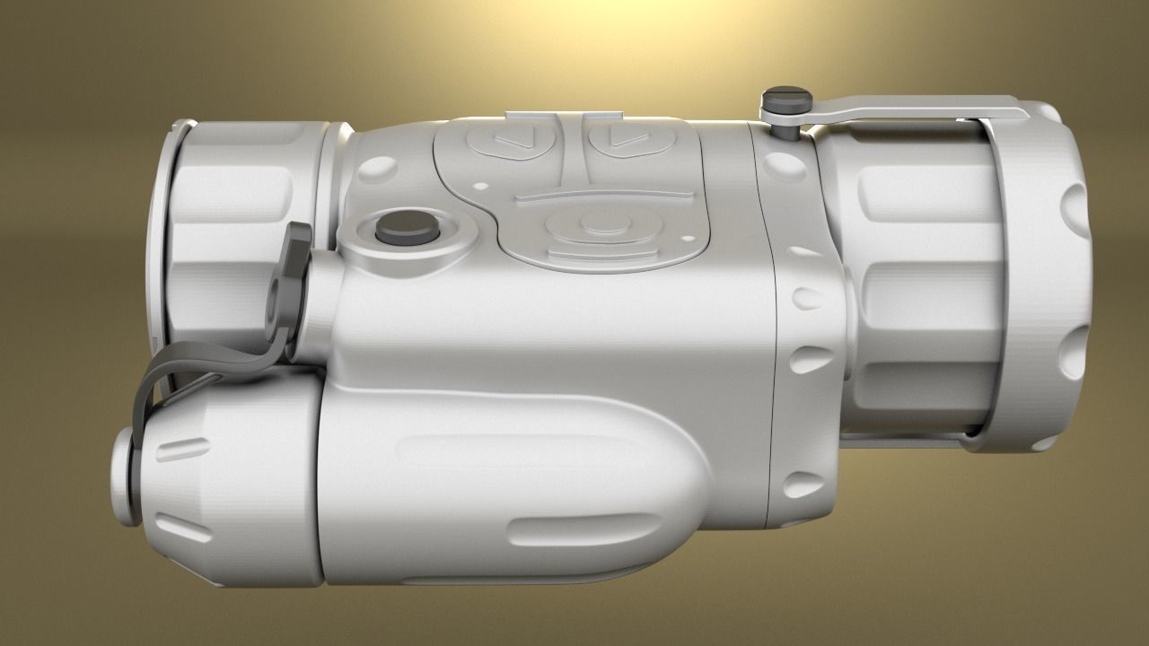 Airsoft Trijicon SkeetIR xMICRO THERMAL MONOCULAR Hollow body 3D print model_21