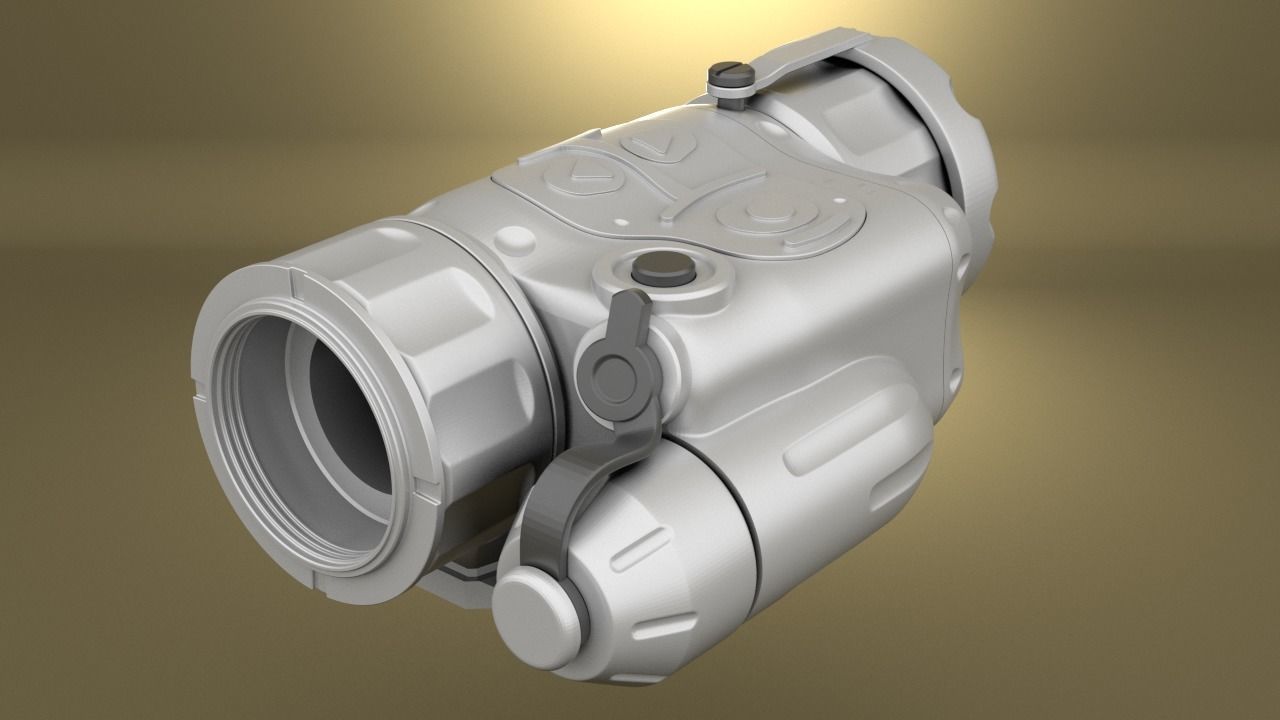 Airsoft Trijicon SkeetIR xMICRO THERMAL MONOCULAR Hollow body 3D print model_20