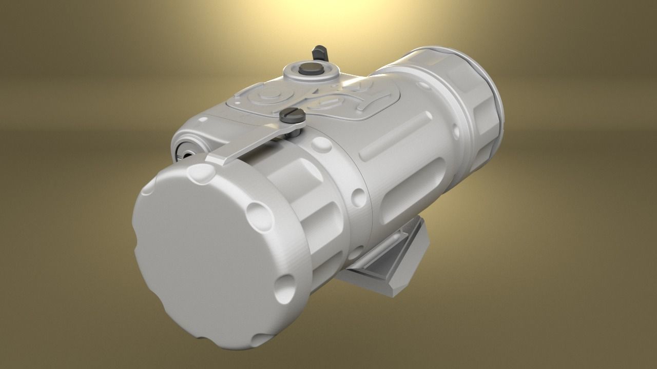 Airsoft Trijicon SkeetIR xMICRO THERMAL MONOCULAR Hollow body 3D print model_1