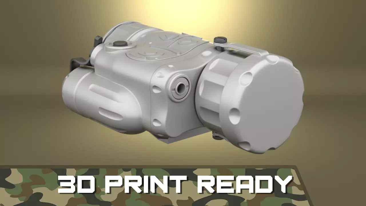 Airsoft Trijicon SkeetIR xMICRO THERMAL MONOCULAR Hollow body 3D print model_0