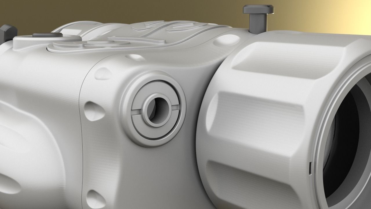 Airsoft Trijicon SkeetIR xMICRO THERMAL MONOCULAR Hollow body 3D print model_15