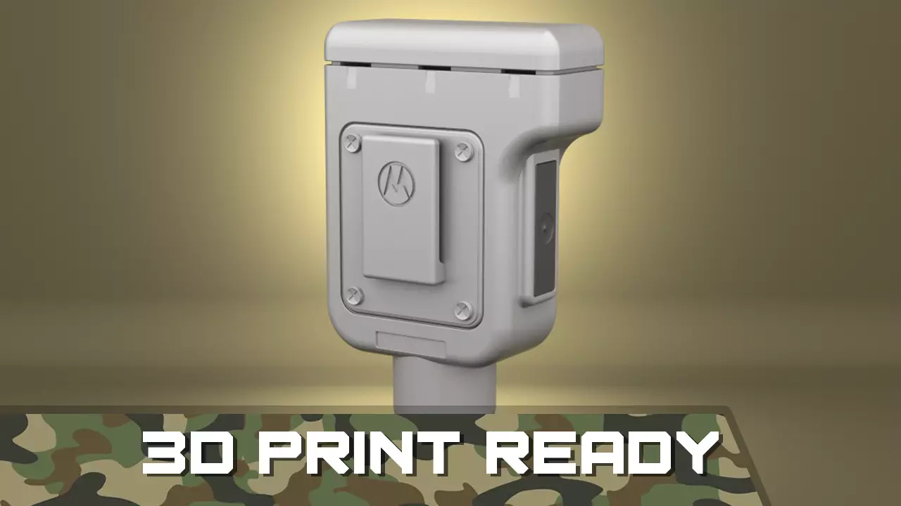 Airsoft Motorola Remote Speaker Microphones Hollow body 3D print model