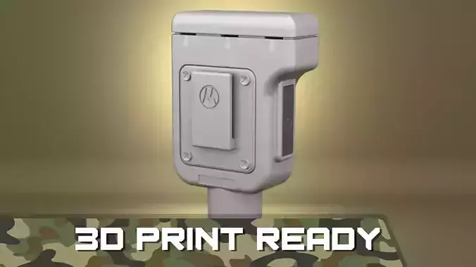 Airsoft Motorola Remote Speaker Microphones Hollow body 3D print model