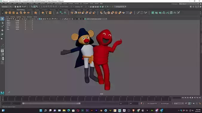 Cartoon Character 3D Modeling for 3D Print  3d animation cartoon