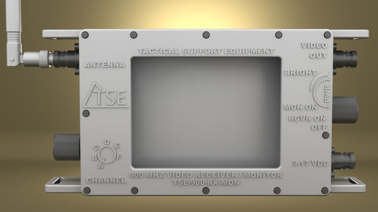 Airsoft Tactical Support Equipment Monitor Hollow body 3D print model_1