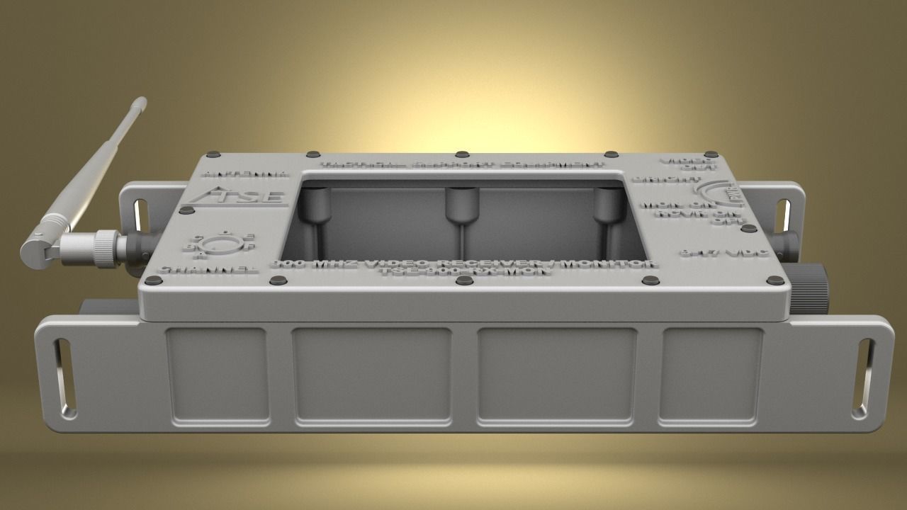 Airsoft Tactical Support Equipment Monitor Hollow body 3D print model_10