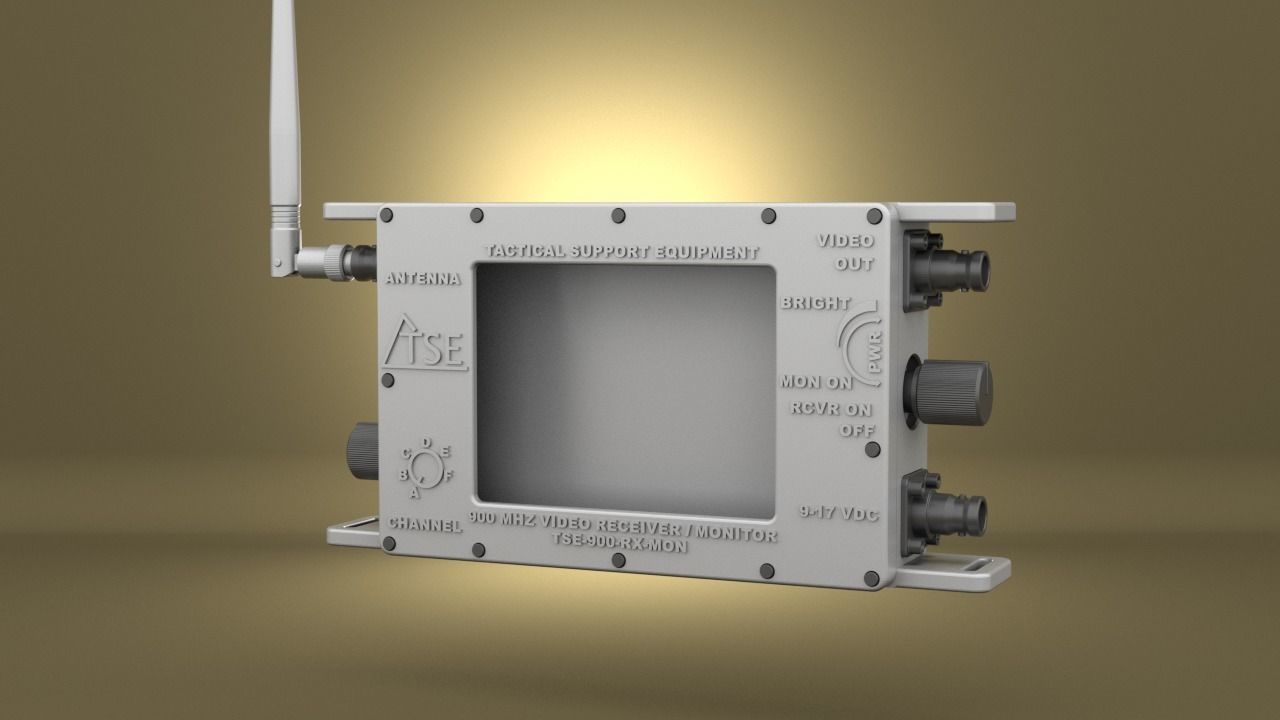 Airsoft Tactical Support Equipment Monitor Hollow body 3D print model_22