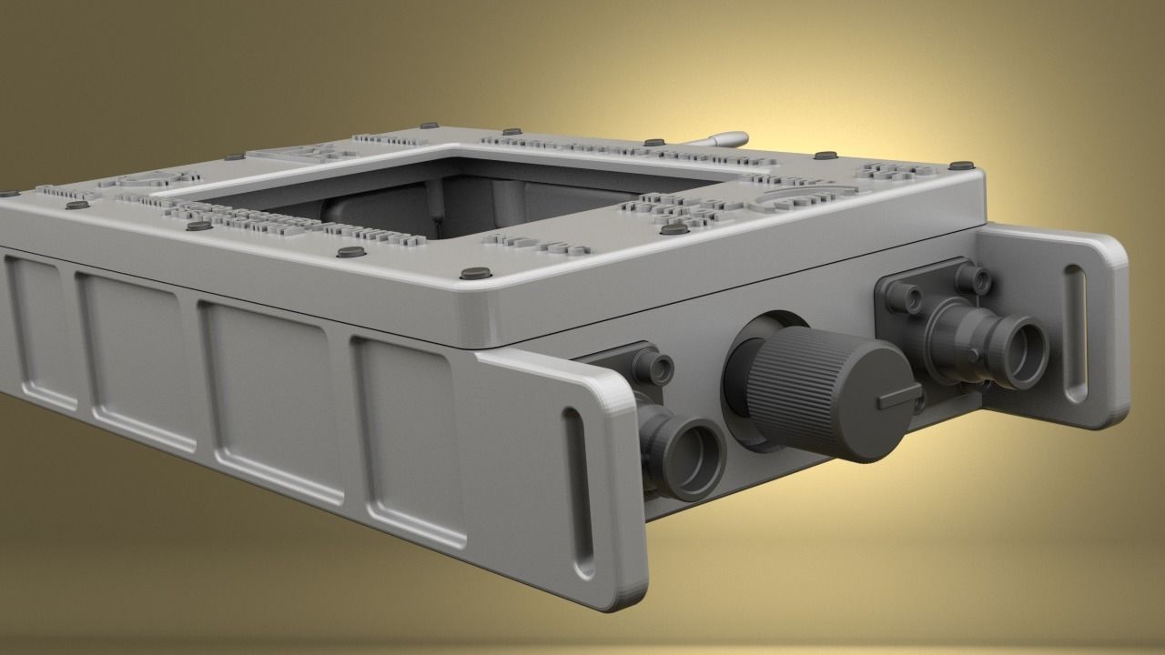 Airsoft Tactical Support Equipment Monitor Hollow body 3D print model_14