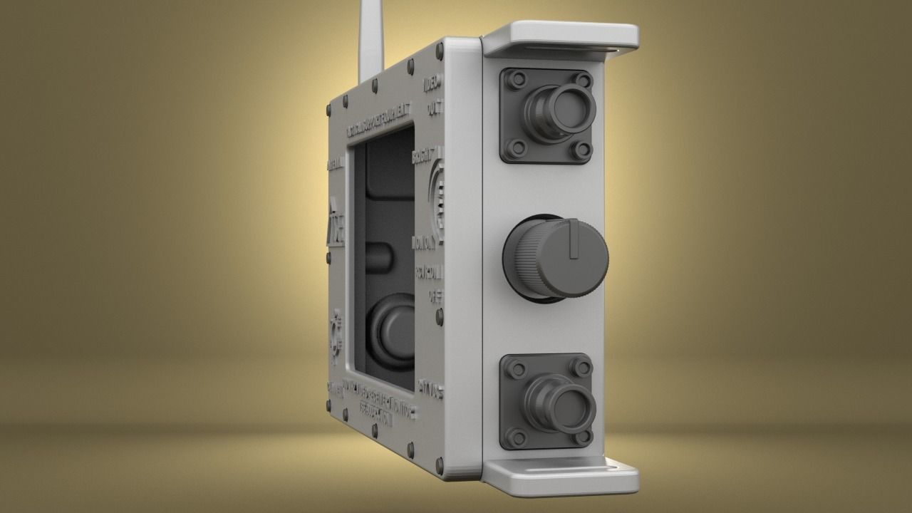 Airsoft Tactical Support Equipment Monitor Hollow body 3D print model_16