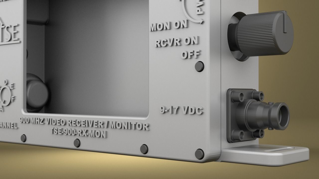 Airsoft Tactical Support Equipment Monitor Hollow body 3D print model_5