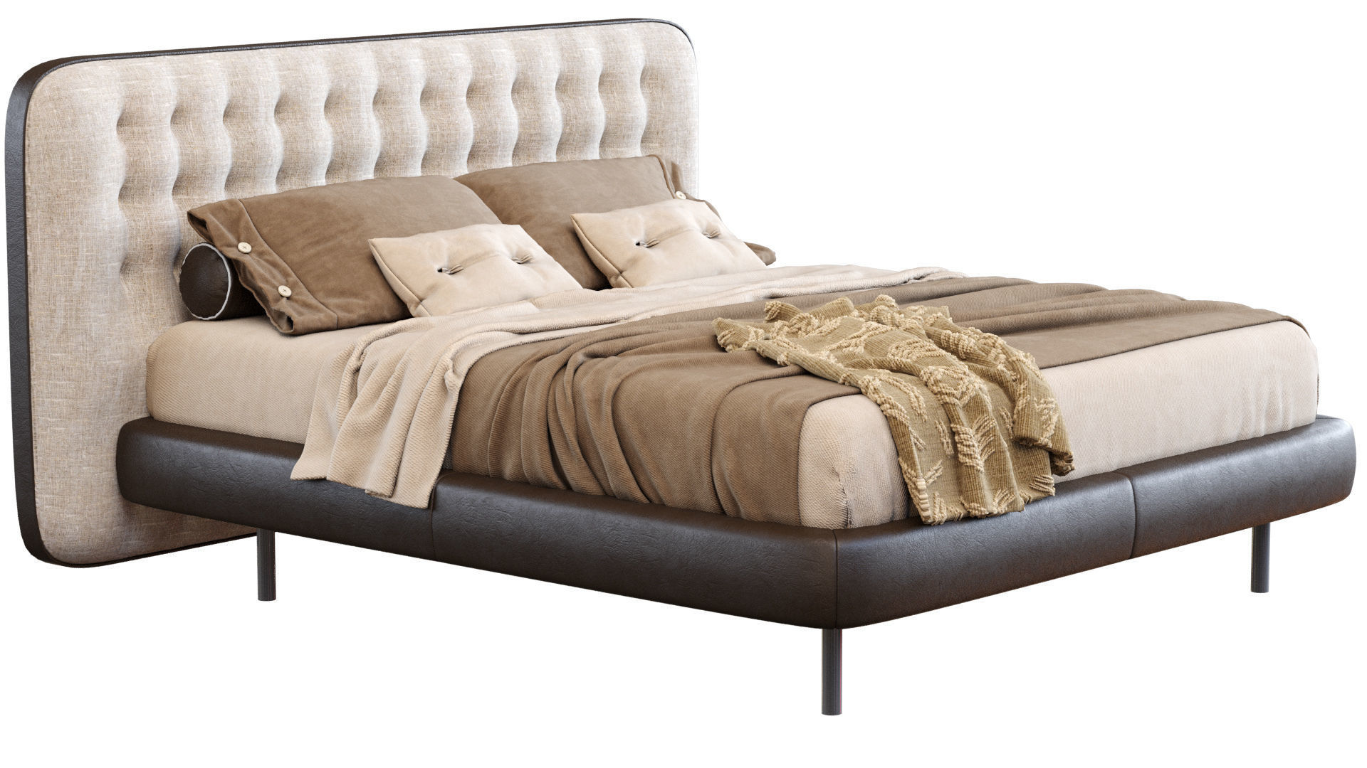 Bed Dedalo Up By Desiree 3D model_8