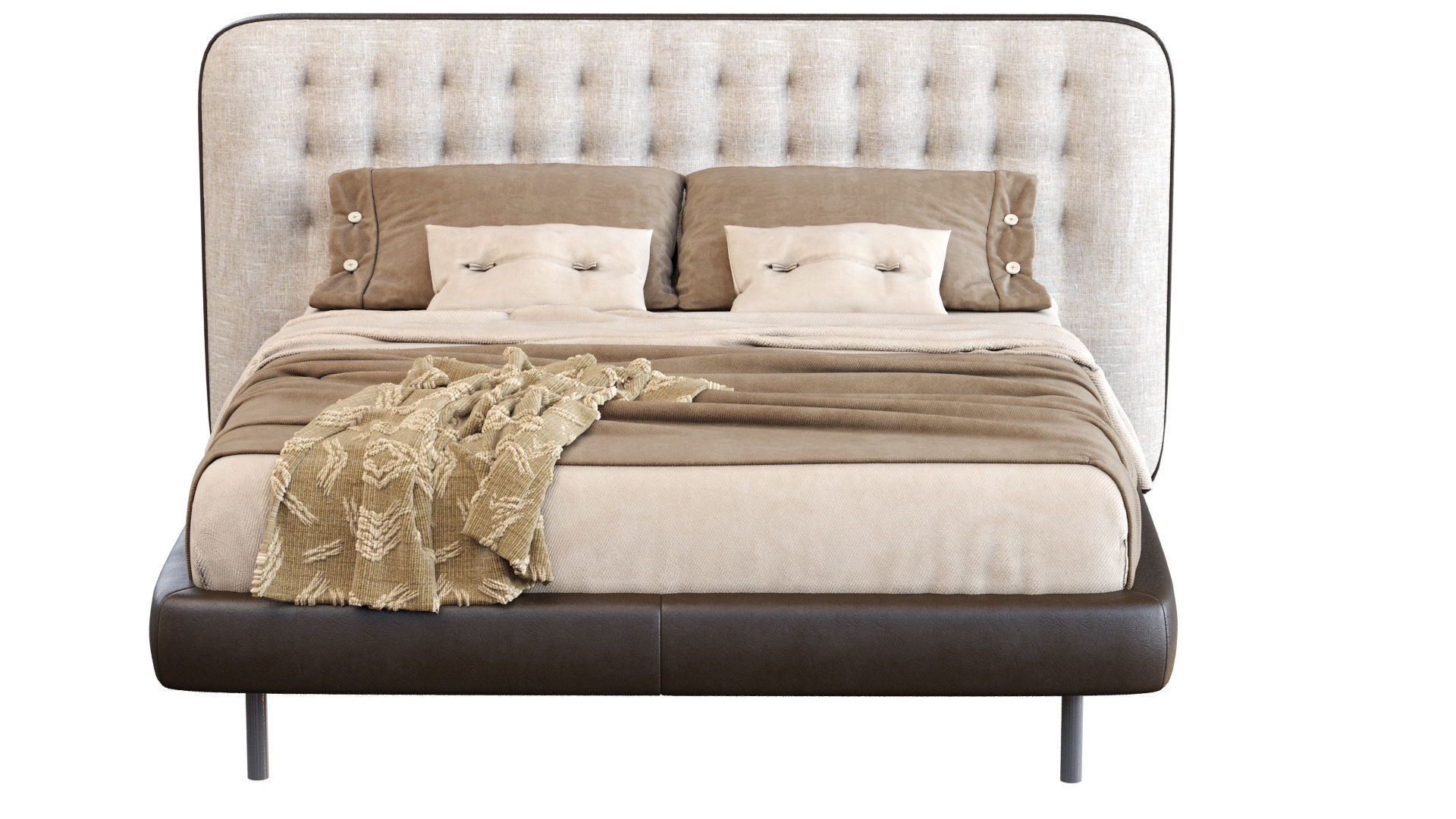 Bed Dedalo Up By Desiree 3D model_12