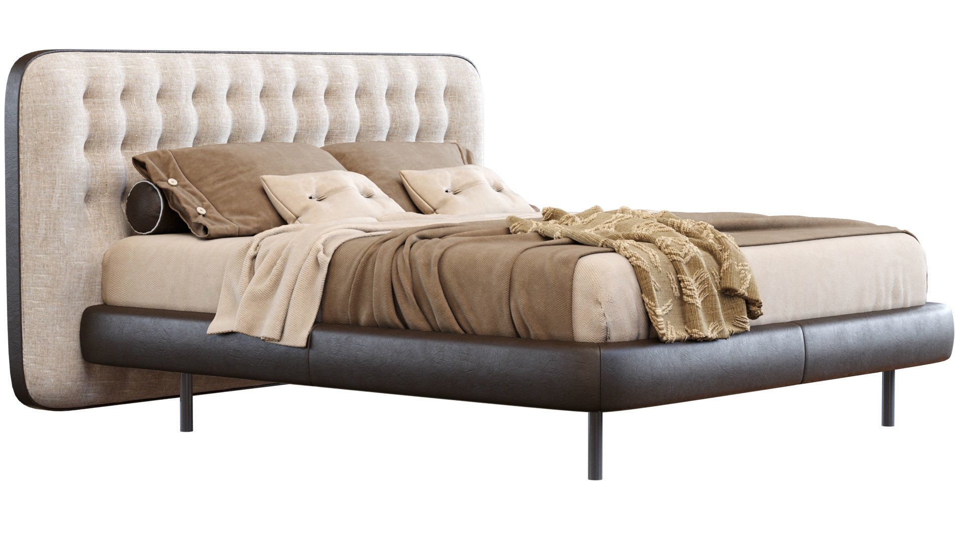 Bed Dedalo Up By Desiree 3D model_4