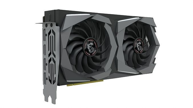 gtx 1660 super msi gaming x  3D model