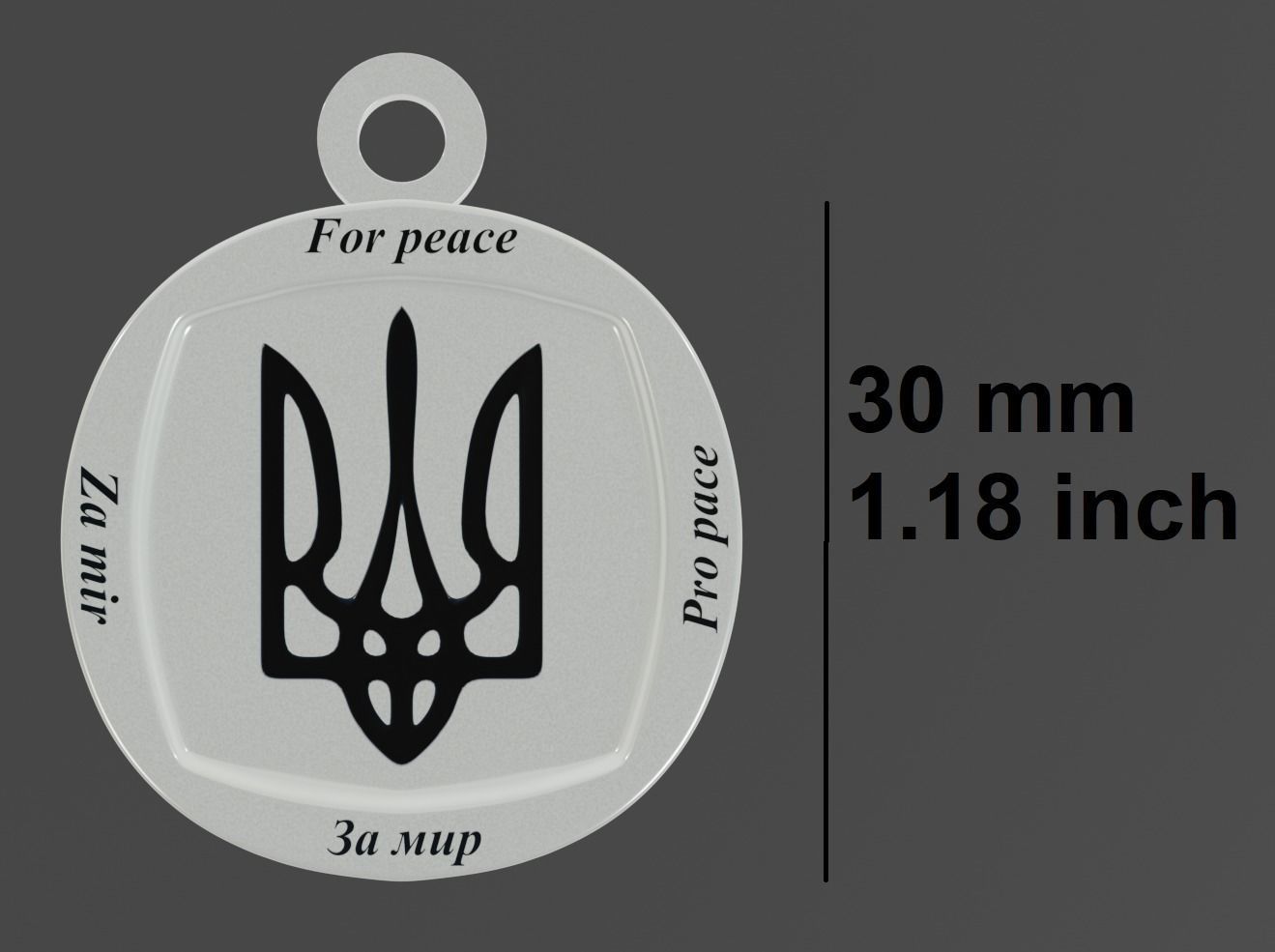 The money from the sale of this model goes to support Ukraine 3D print model_1