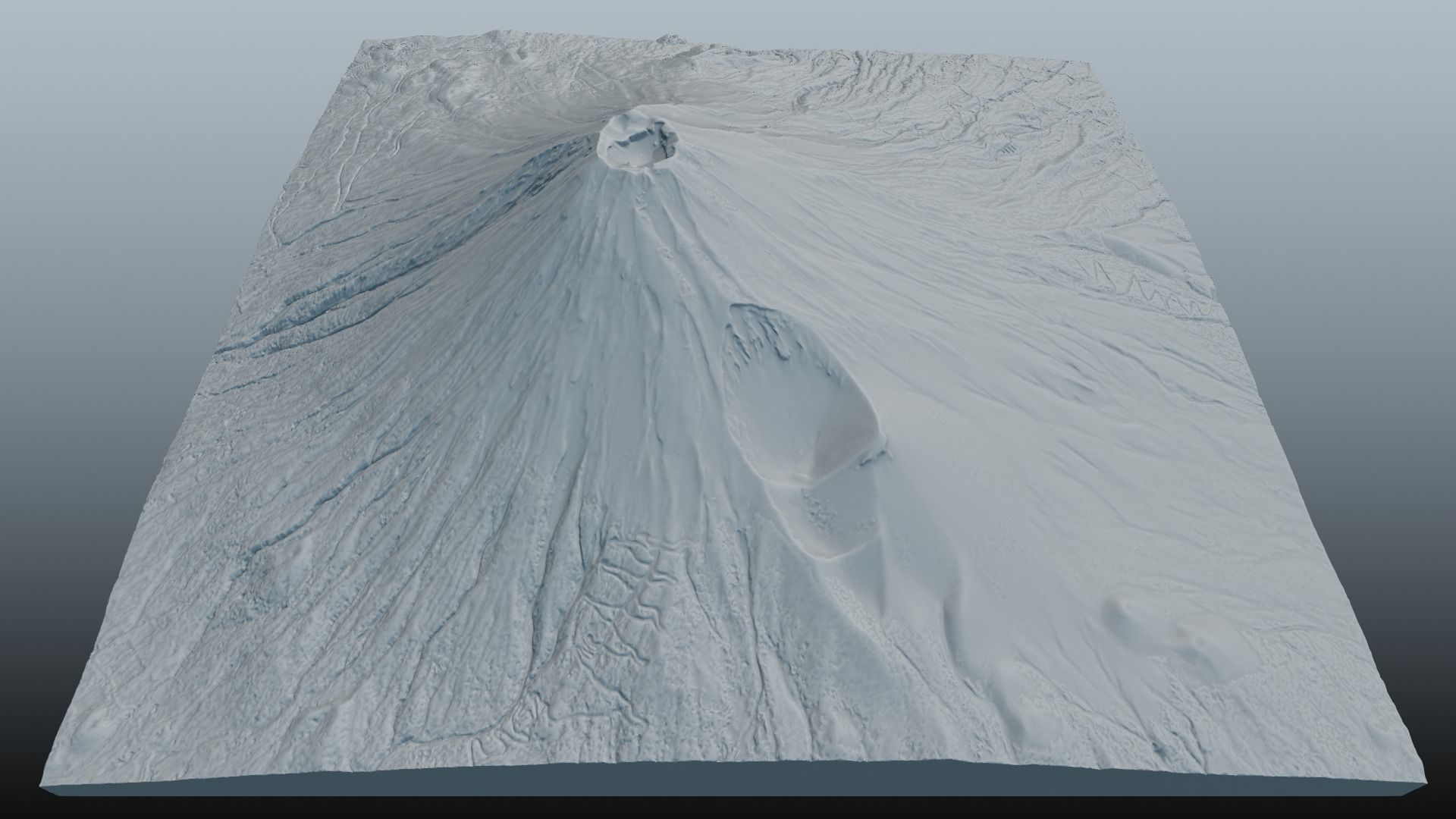 Mount Fuji Multipurpose Terrain Model 3D model_39