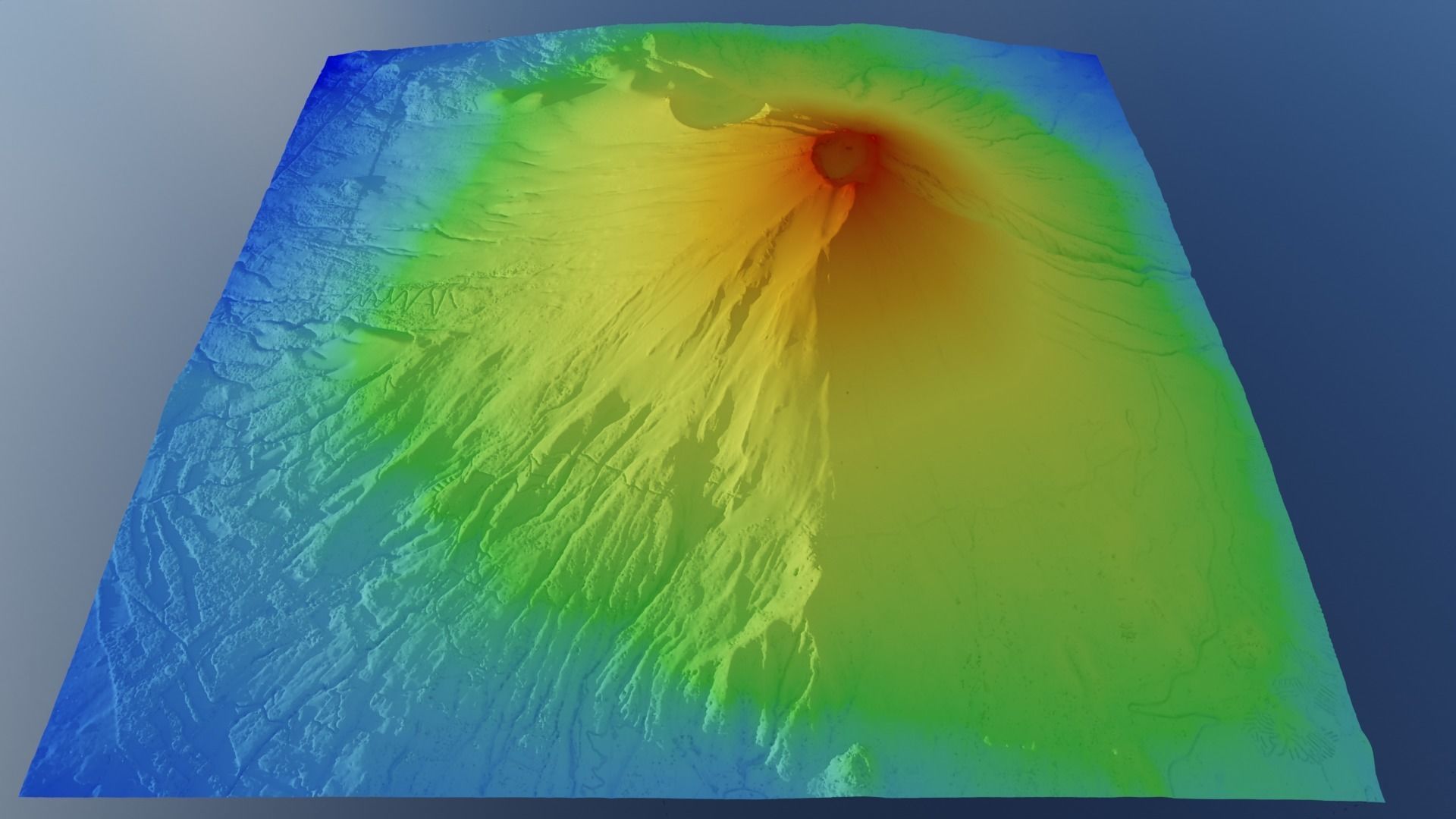 Mount Fuji Multipurpose Terrain Model 3D model_34