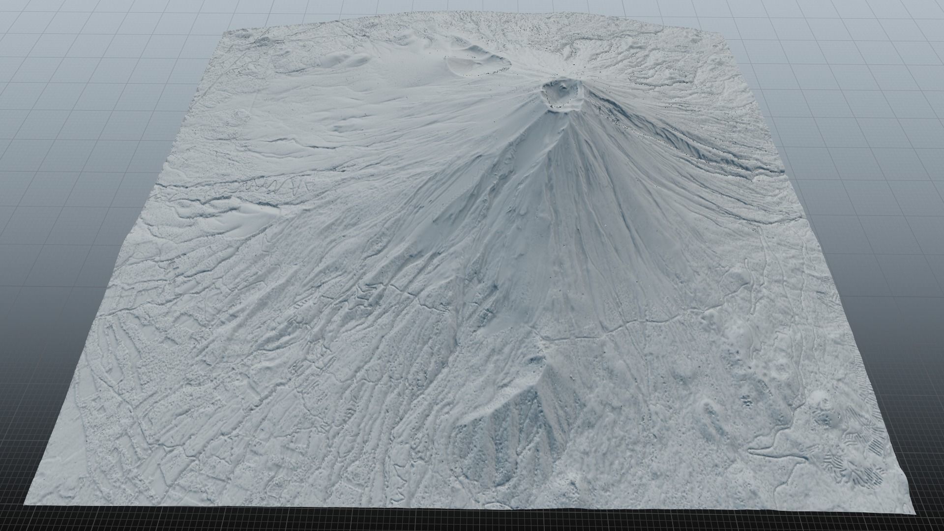 Mount Fuji Multipurpose Terrain Model 3D model_27
