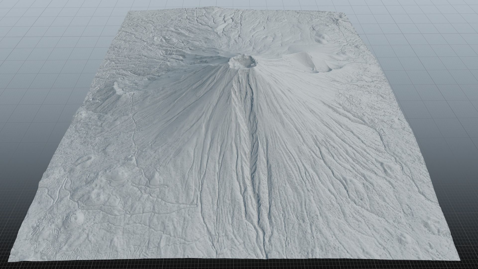 Mount Fuji Multipurpose Terrain Model 3D model_28