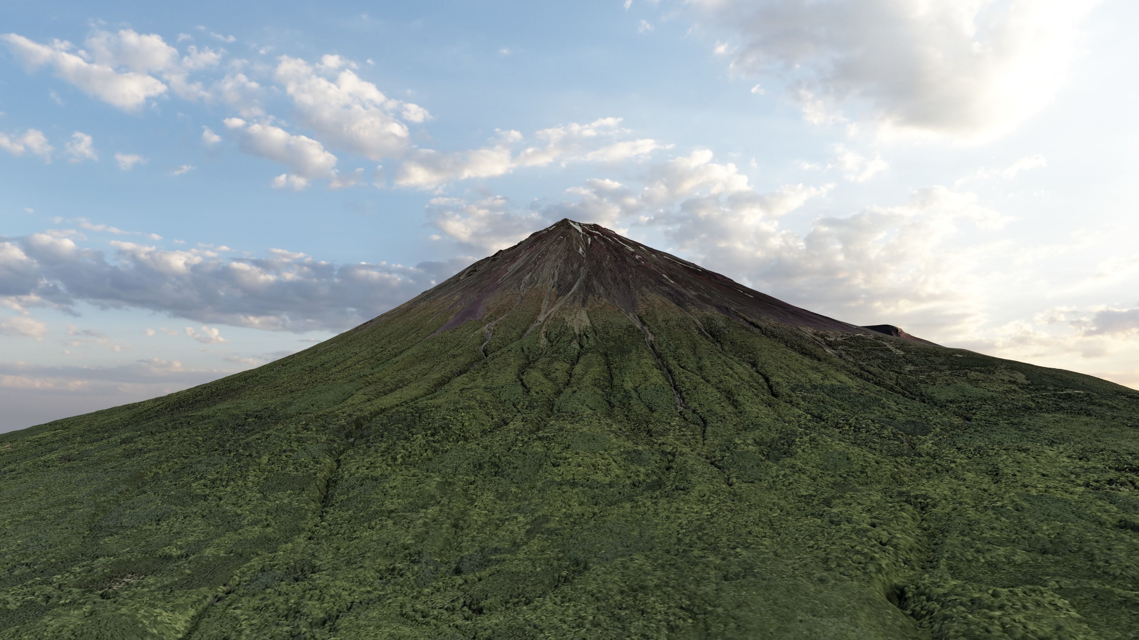 Mount Fuji Multipurpose Terrain Model 3D model_9