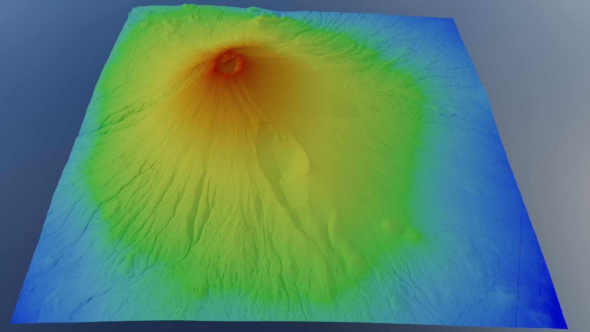 Mount Fuji Multipurpose Terrain Model 3D model_33