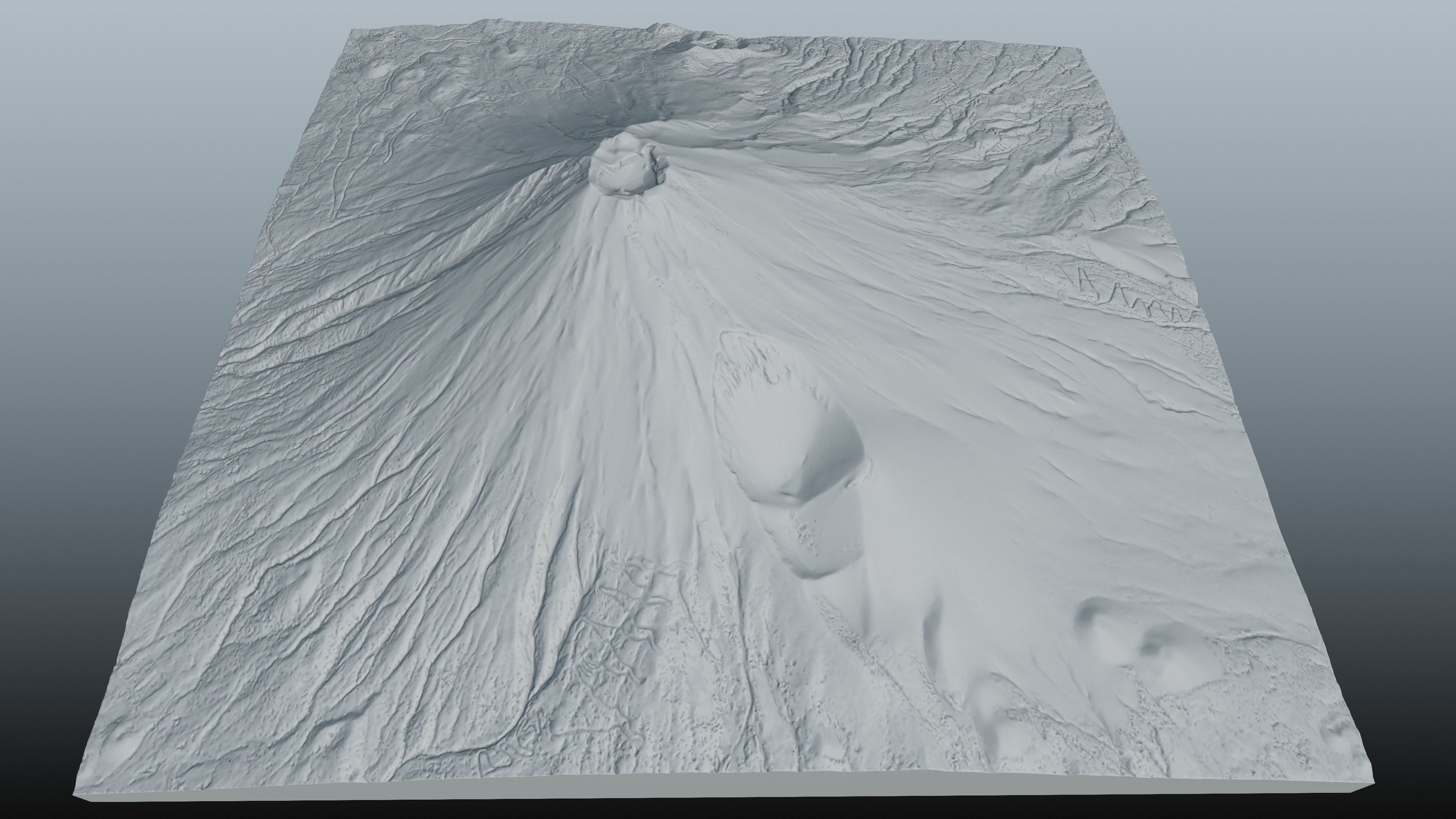 Mount Fuji Multipurpose Terrain Model 3D model_43