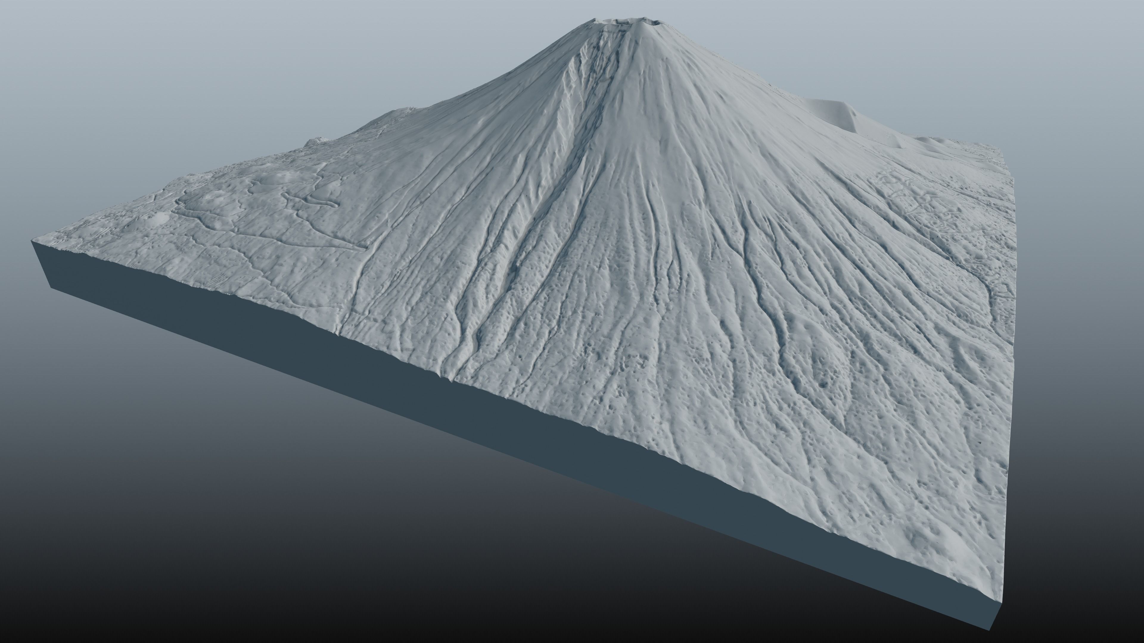 Mount Fuji Multipurpose Terrain Model 3D model_45