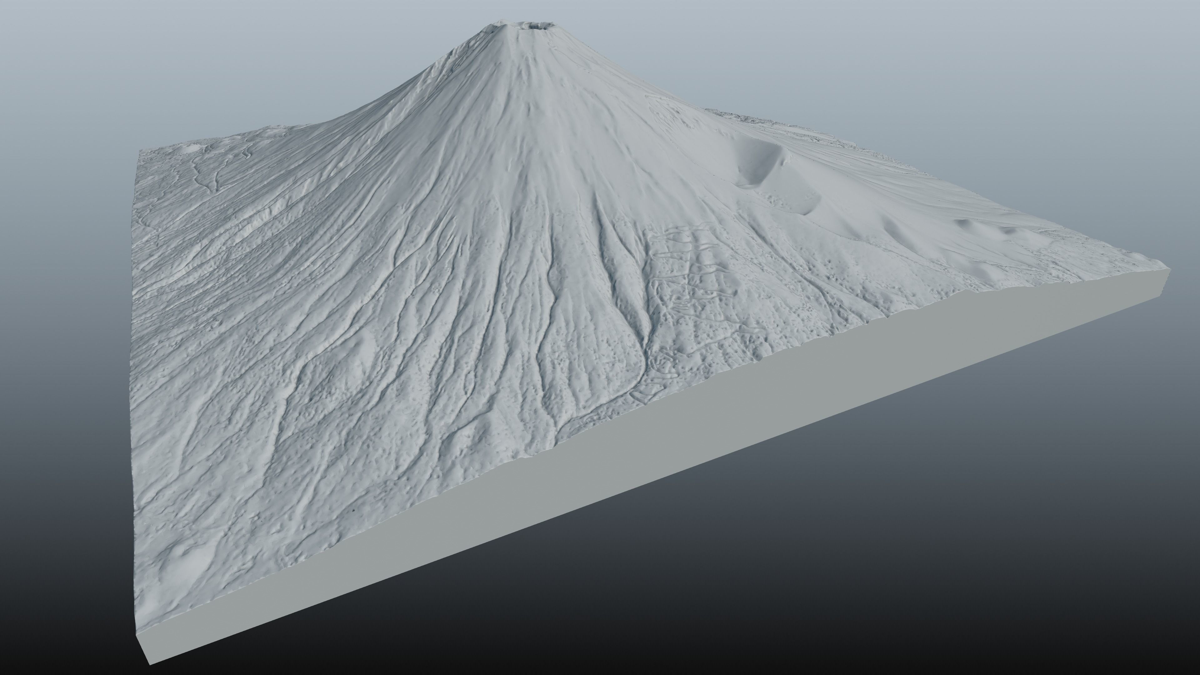 Mount Fuji Multipurpose Terrain Model 3D model_44