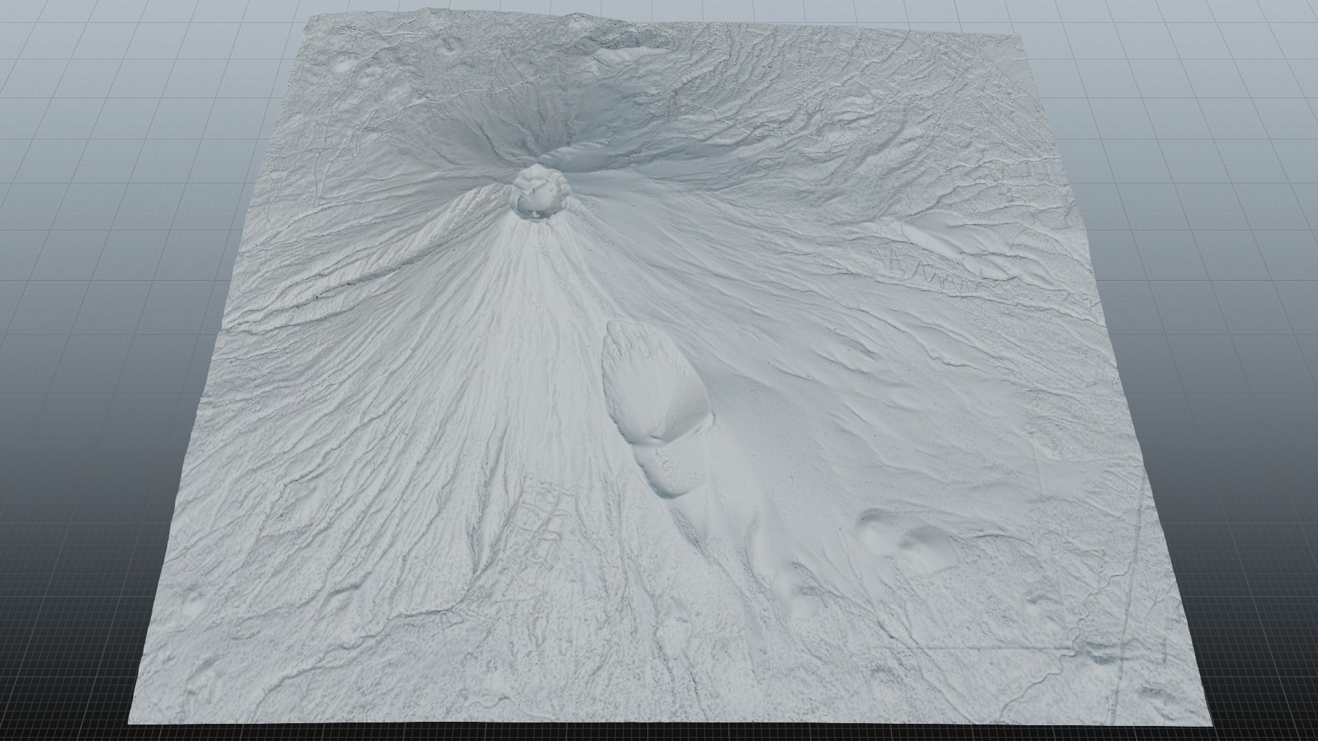 Mount Fuji Multipurpose Terrain Model 3D model_26