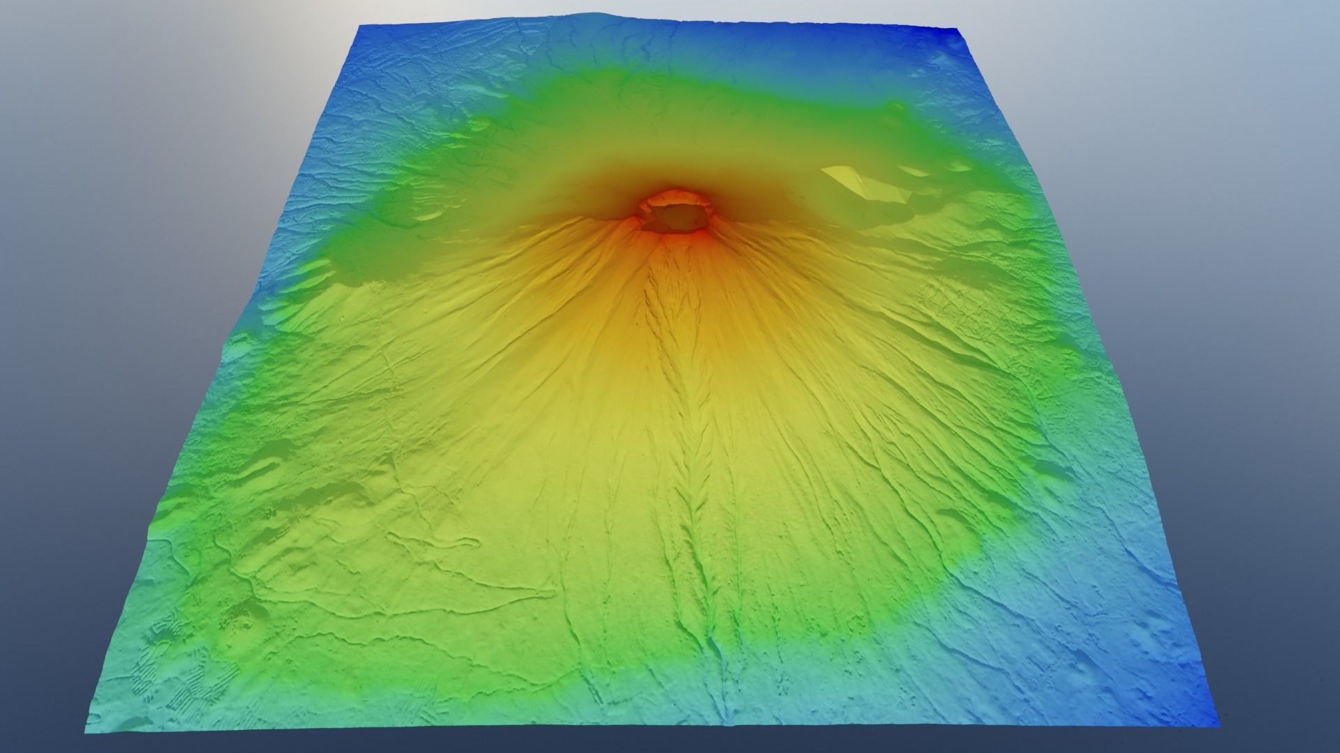 Mount Fuji Multipurpose Terrain Model 3D model_35