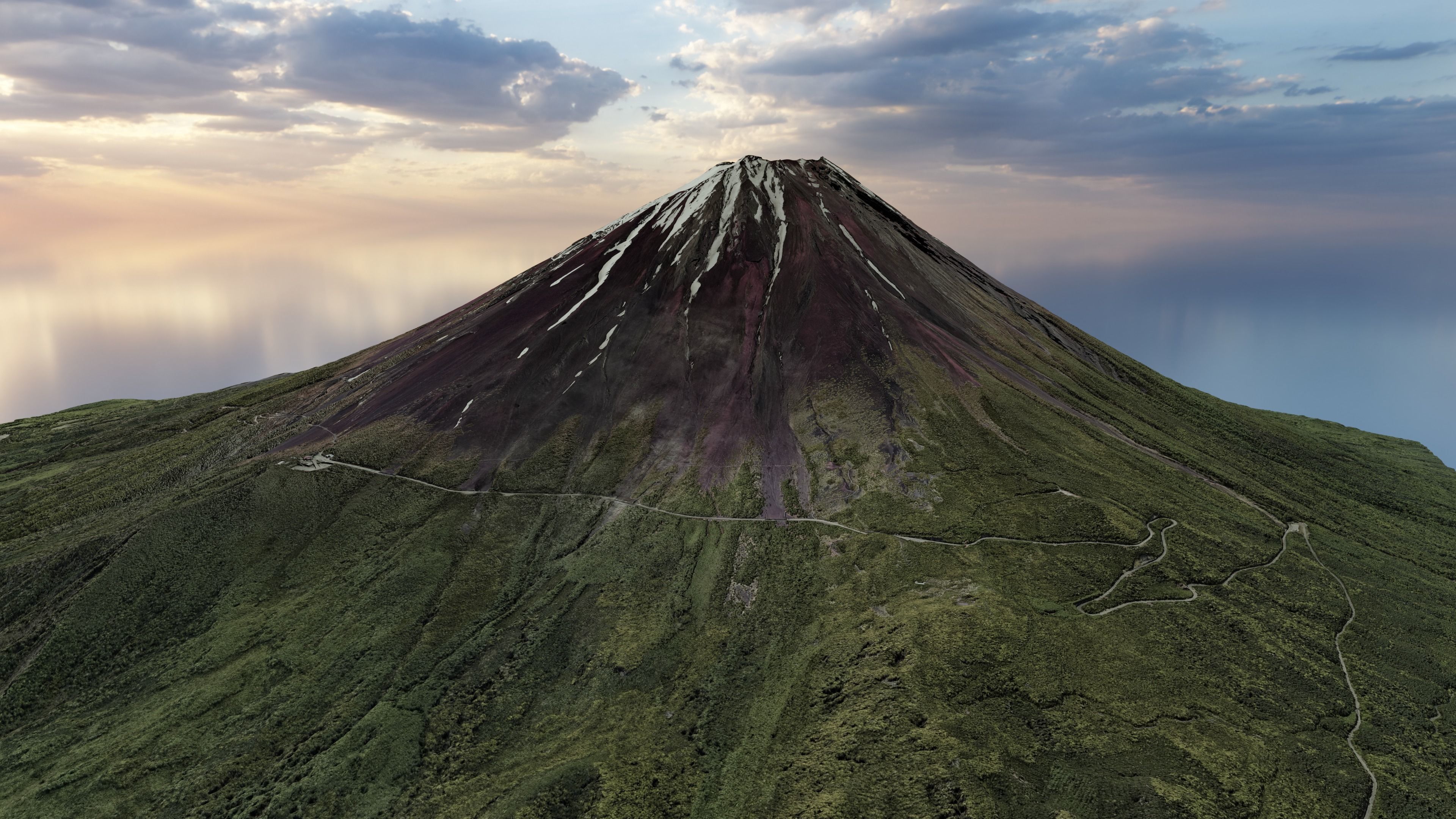 Mount Fuji Multipurpose Terrain Model 3D model_5