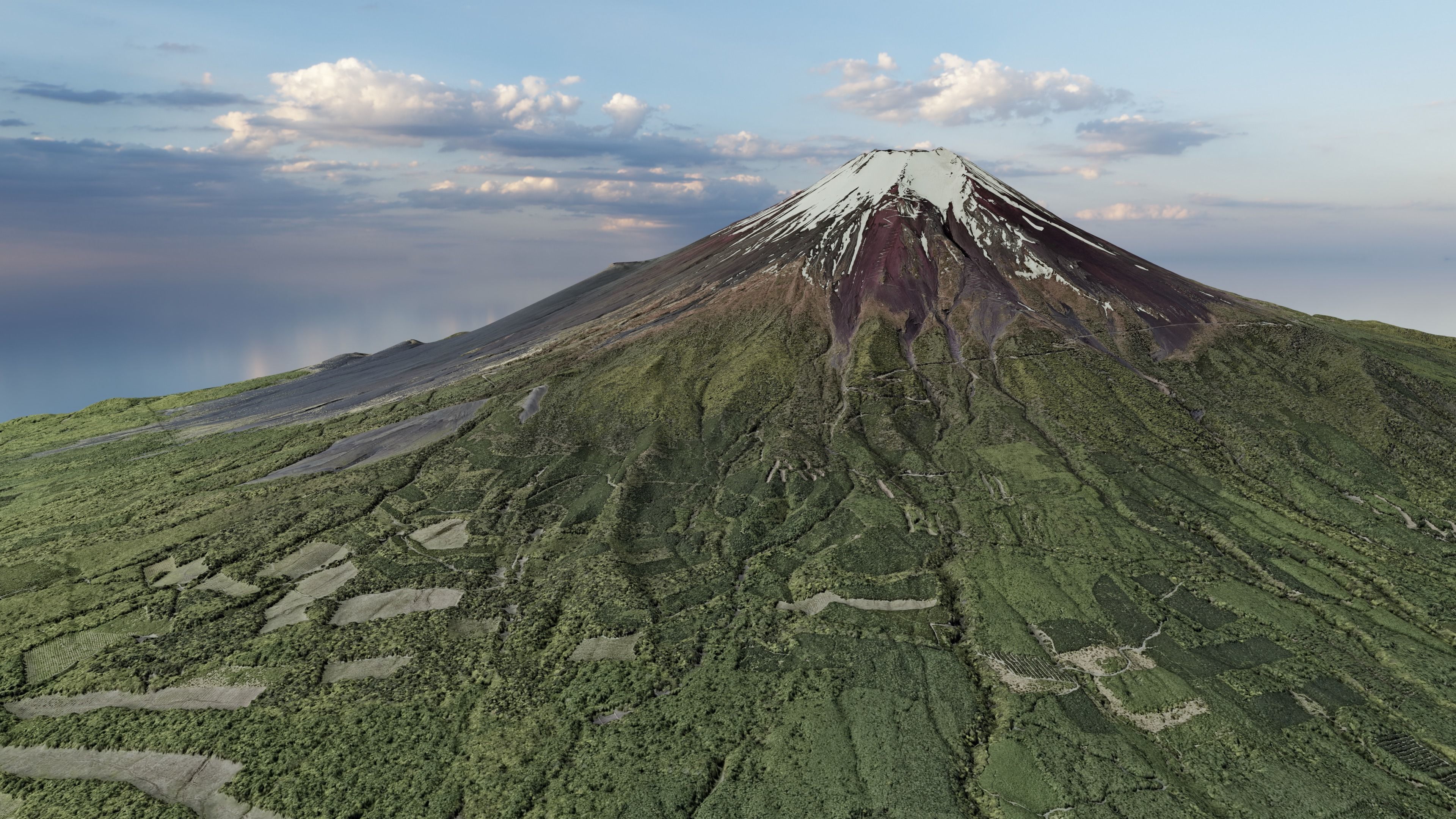Mount Fuji Multipurpose Terrain Model 3D model_2