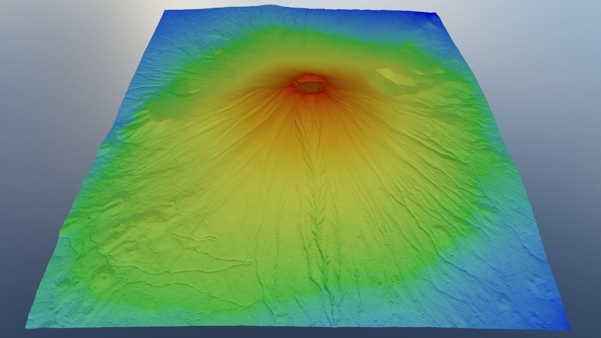 Mount Fuji Multipurpose Terrain Model 3D model_32
