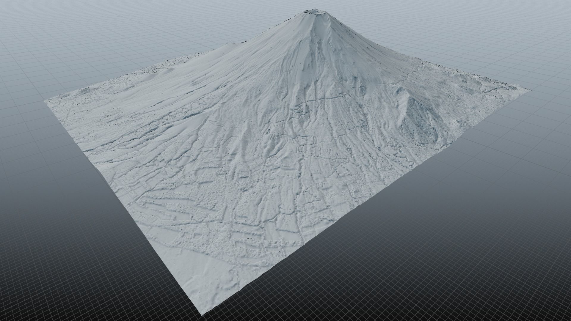 Mount Fuji Multipurpose Terrain Model 3D model_25
