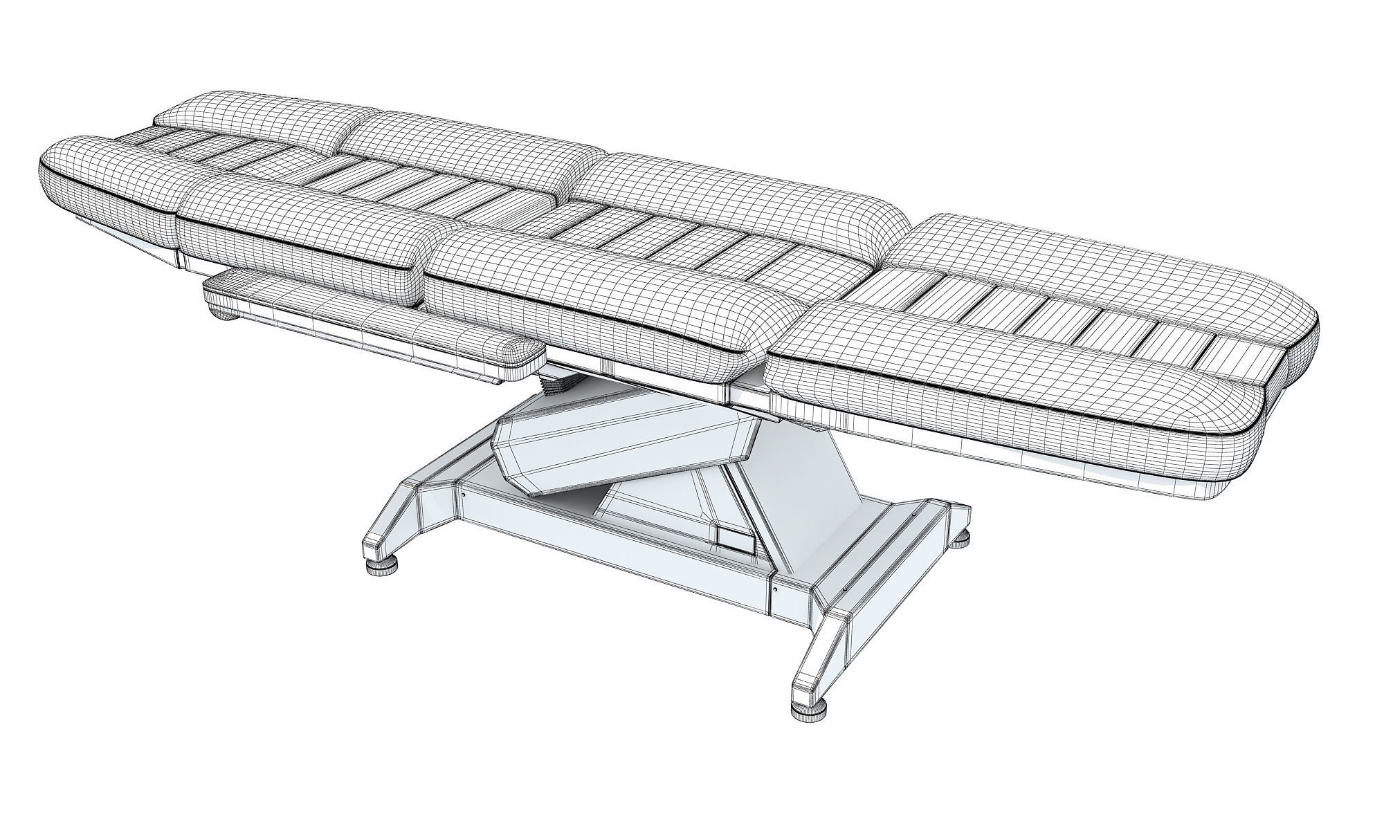Medical Examination Chair Pose 2 3D model_13